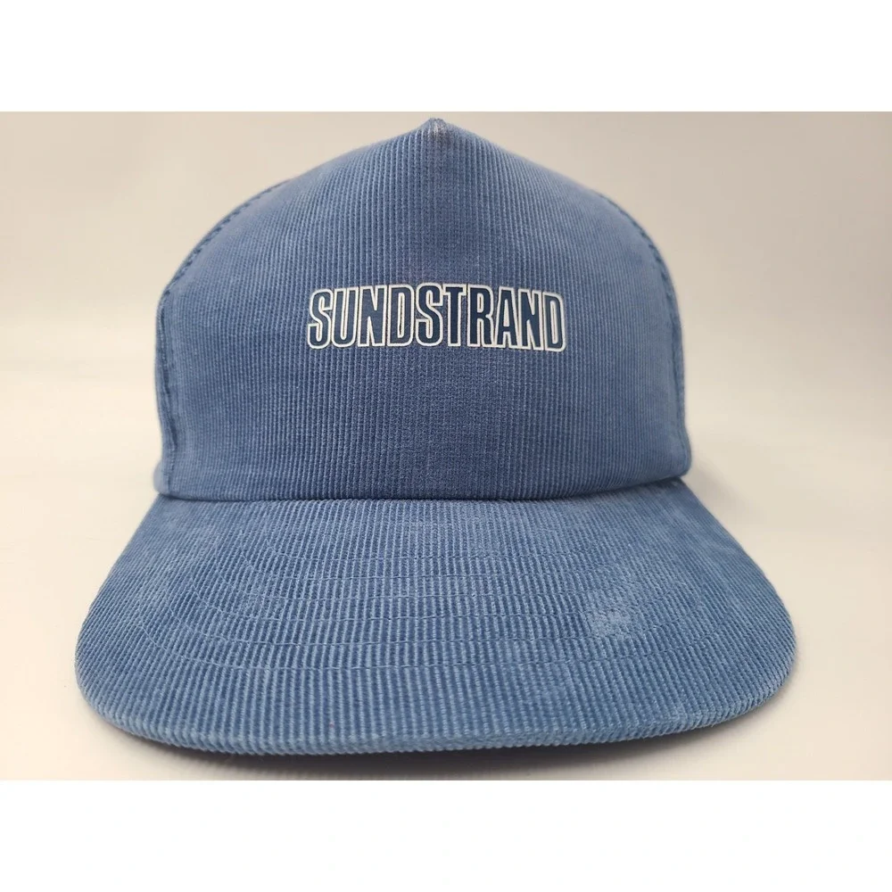 Sundstrand Corduroy Snapback Hat Cap‎ Aerospace Hydraulics Pumps Men Women Blue